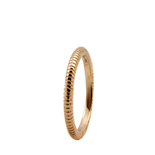 Christina Collect gold plated collecting ring - Lines